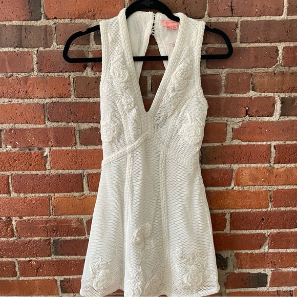 NWT Anthropologie “Not so Serious” by Pallavi Mohammed Deep V mini dress, XXS - Picture 7 of 13